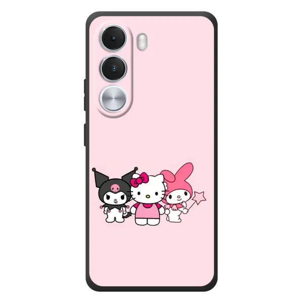 Чехол с рисунком «Куроми Мелоди Китти» для Realme C100i Чехол с рисунком «Куроми Мелоди Китти» для Realme C100i