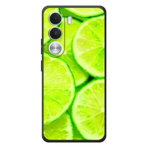 Чохол з зображенням смачної їжі для Realme C100i (Лайм)