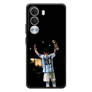 Чехлы Лео Месси Аргентина для Realme C100i (Лео Чемпион)