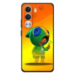 Чехол Бравл Старс для Realme C100i (LEON в кофте)