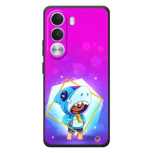 Чехол с рисунком «Леон в костюме Акулы» для Realme C100i