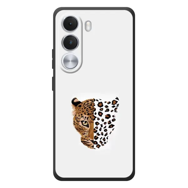 Чехол с рисунком «Леопард на белом» для Realme C100i Чехол с рисунком «Леопард на белом» для Realme C100i