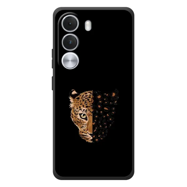 Чехол с рисунком «Леопард на черном» для Realme C100i Чехол с рисунком «Леопард на черном» для Realme C100i