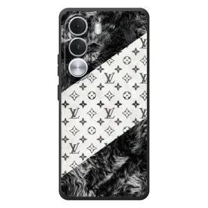 Чехол Стиль Louis Vuitton на Realme C100i (LV на белом)