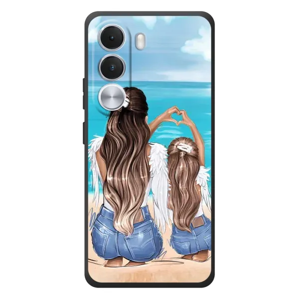 Чехол с рисунком «Мама и дочь» для Realme C100i Чехол с рисунком «Мама и дочь» для Realme C100i