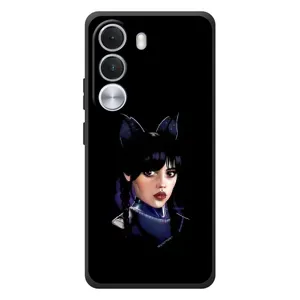 Чехлы с принтом Уэнсдей на Realme C100i (Милая Уэнсдей)
