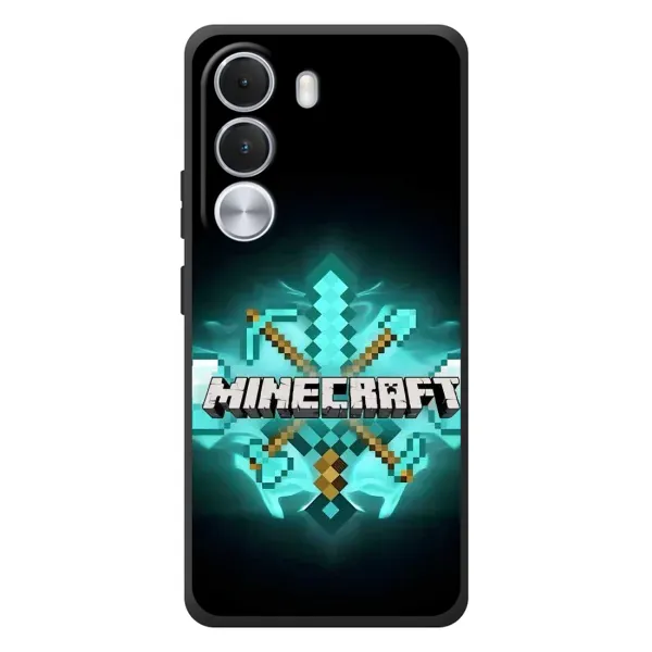 Чехол с рисунком «MineCraft 2» для Realme C100i