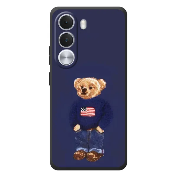 Чехол с рисунком «Мишка USA» для Realme C100i