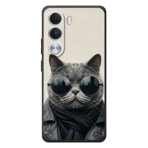 Чехол на тематику: Коты для Realme C100i (Модный кот)