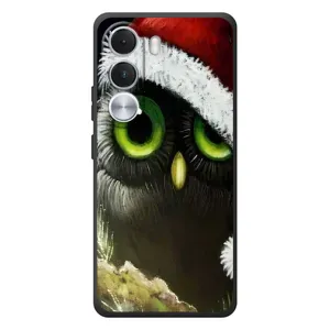 Чехлы с принтом СОВЫ для Realme C100i (Новогодняя Сова)