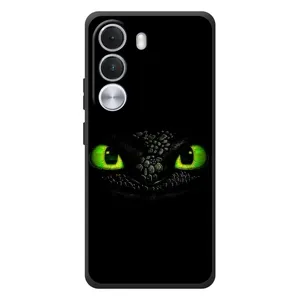 Чехол дракон Беззубик для Realme C100i (Глаза Беззубика)
