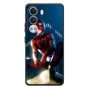 Чехол Супергерой Человека Паука на Realme C100i (Паук на доме)