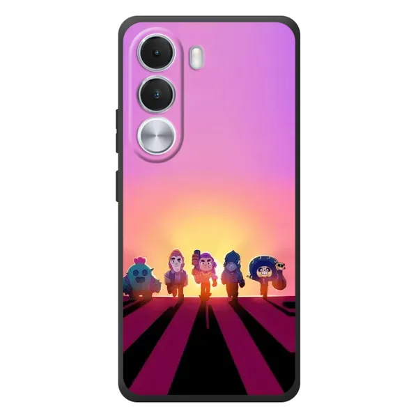 Чехол с рисунком «Персонажи в закате» для Realme C100i Чехол с рисунком «Персонажи в закате» для Realme C100i