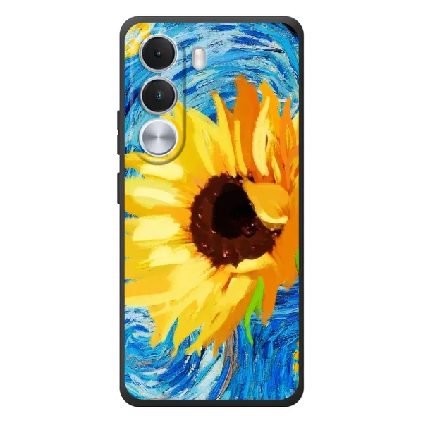 Чехол с рисунком «Подсолнух цветок» для Realme C100i Чехол с рисунком «Подсолнух цветок» для Realme C100i