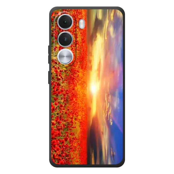 Чехол с рисунком «Поле тюльпанов» для Realme C100i Чехол с рисунком «Поле тюльпанов» для Realme C100i