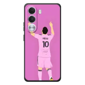 Чехлы Лео Месси в Майами на Realme C100i (Празднование Месси)