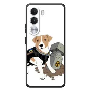 Чехол с принтом Собаки Патрон для Realme C100i (Пёс Патрон с ракетой)