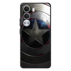 Чехол с Щитом Капитана Америки на Realme C100i (Ретро Щит Капитана)