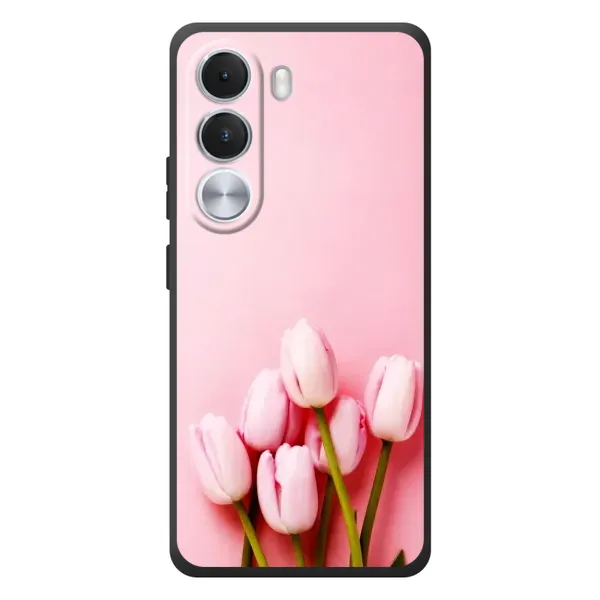 Чехол с рисунком «Розовые тюльпаны» для Realme C100i Чехол с рисунком «Розовые тюльпаны» для Realme C100i
