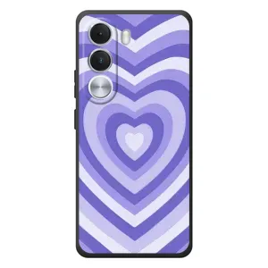Чохли з тематикою "Маленькі Сердчеки" на Realme C100i (Серце фіолет)