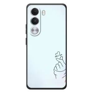 Чохол (Знак сердечка) для Realme C100i (Сердечко на блакитному)