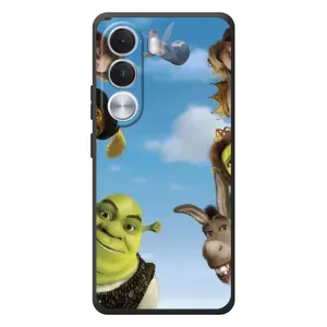 Печатный чехол с принтом Шрек для Realme C100i (Герои Шрек)