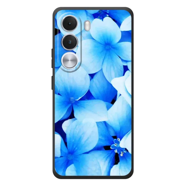 Чехол с рисунком «Синие цветы» для Realme C100i Чехол с рисунком «Синие цветы» для Realme C100i