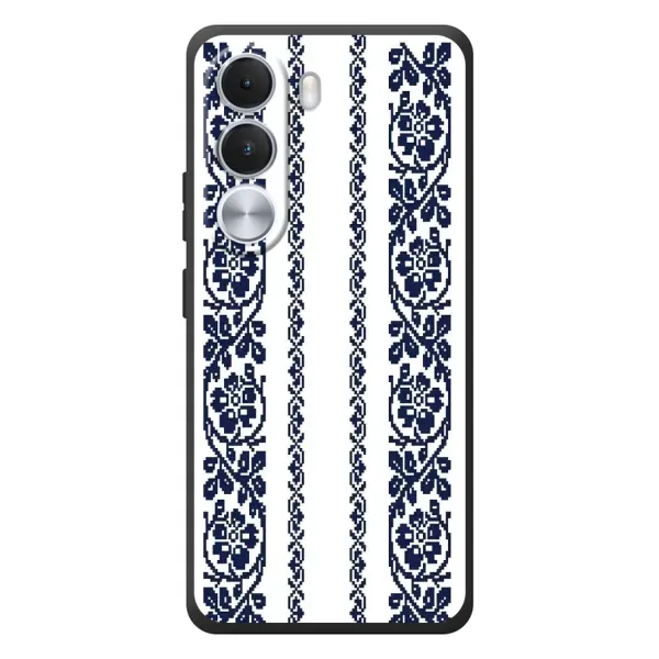Чехол с рисунком «Синяя вышиванка» для Realme C100i Чехол с рисунком «Синяя вышиванка» для Realme C100i