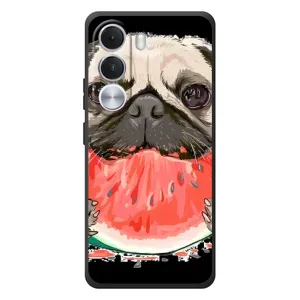 Чехол (ТПУ) Милые собачки для Realme C100i (Смешной Мопс)