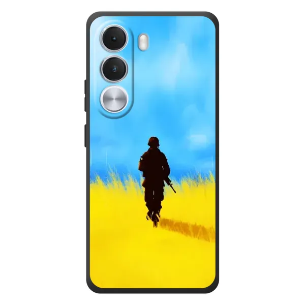 Чехол с рисунком «Солдат в поле» для Realme C100i Чехол с рисунком «Солдат в поле» для Realme C100i