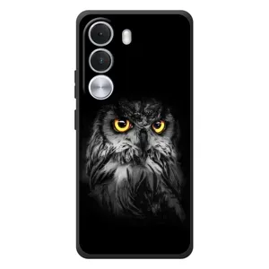 Чехлы с принтом СОВЫ для Realme C100i (Сова на чёрном)