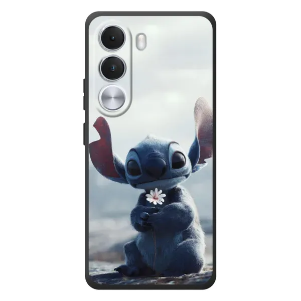 Чехол с рисунком «Стич с цветочком» для Realme C100i Чехол с рисунком «Стич с цветочком» для Realme C100i