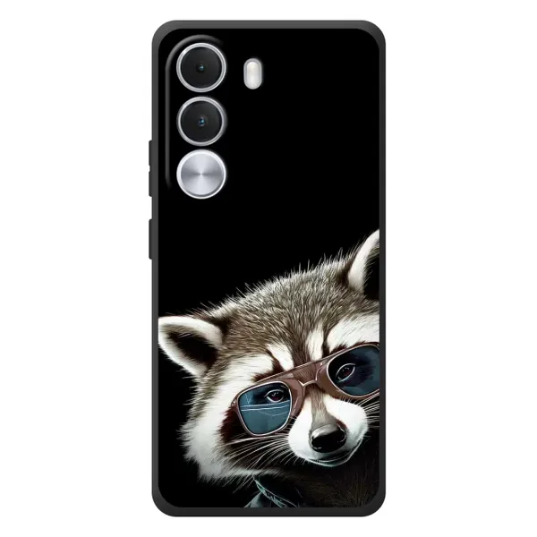 Чехол с рисунком «Стильный Енот» для Realme C100i Чехол с рисунком «Стильный Енот» для Realme C100i