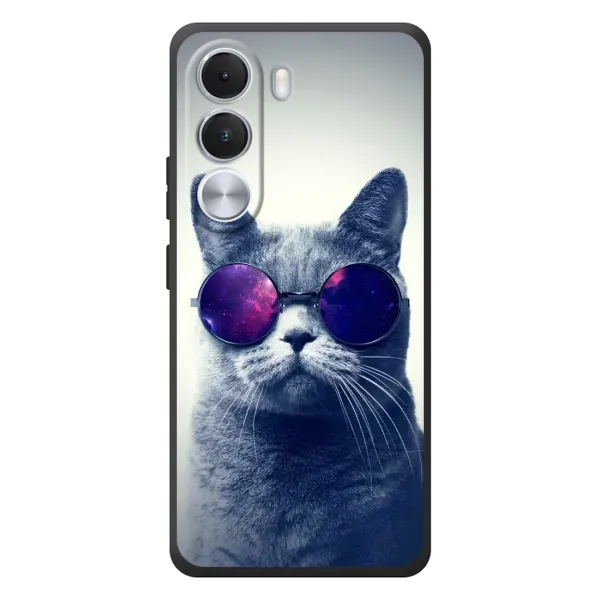Чехол с рисунком «Стильный КОТ» для Realme C100i
