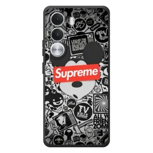 Чехол с Брендами одежды на Реалми С100и (Supreme Маус)