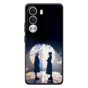 Чехлы с принтом Уэнсдей на Realme C100i (Уэнсдей и Энди)