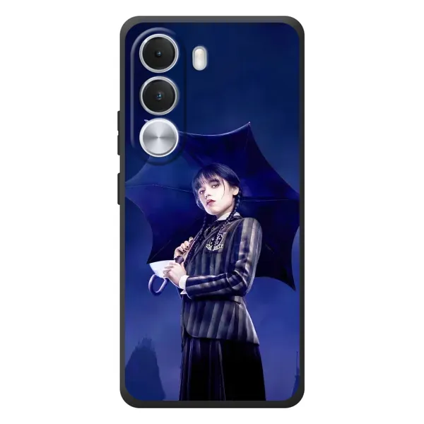 Чехол с рисунком «Уэнсдей с зонтом» для Realme C100i Чехол с рисунком «Уэнсдей с зонтом» для Realme C100i