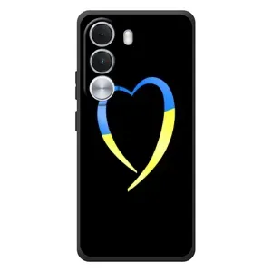 Силиконовый Чехол на Realme C100i (Я-Украина) (Украинское сердце)