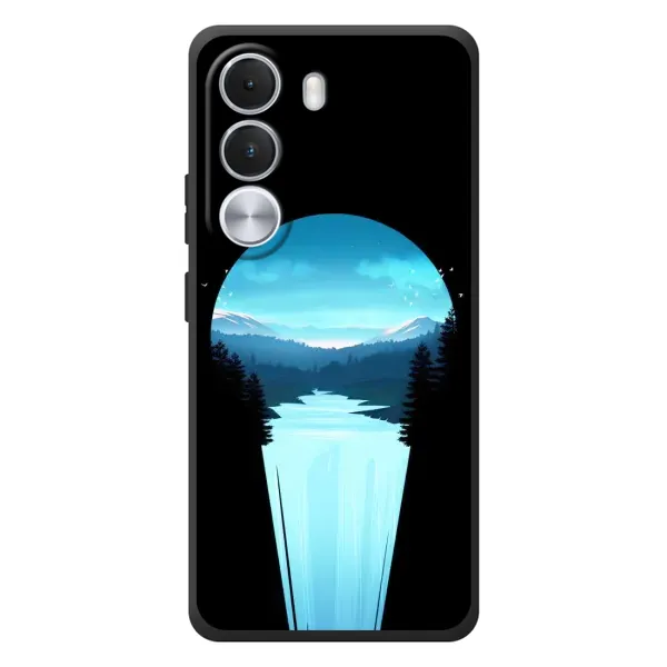 Чехол с рисунком «Синий Водопад» для Realme C100i Чехол с рисунком «Синий Водопад» для Realme C100i