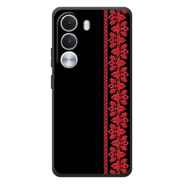 Чехол с рисунком «Вышиванка на черном» для Realme C100i Чехол с рисунком «Вышиванка на черном» для Realme C100i