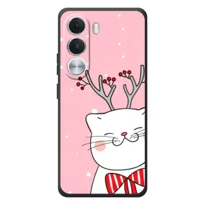 Чехол на тематику: Коты для Realme C100i (Зимний кот)