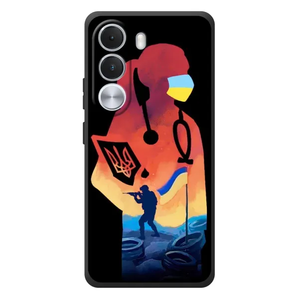 Чехол с рисунком «ЗСУ Врач» для Realme C100i Чехол с рисунком «ЗСУ Врач» для Realme C100i