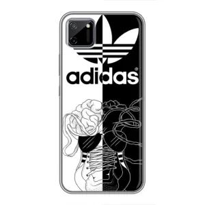 Чехол в стиле "Адидас" для Реалми с11 (Adidas шнурки)