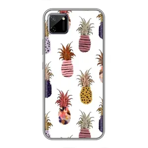 Чехол с изображением вкусной еды для Realme C11 (Ананасы)