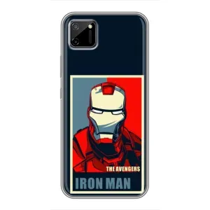 Чехол Супергерой Железный человек на Realme C11 (Art Iron man)