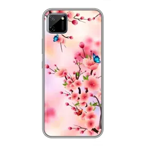 Чехол с принтом САКУРЫ на Realme C11 (Бабочки на сакуре)