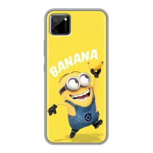 Мультяшный принт на Чехол для Реалми с11 (Banana)