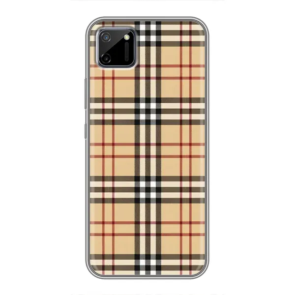 Чехол с рисунком «Burberry стиль» для Realme C11