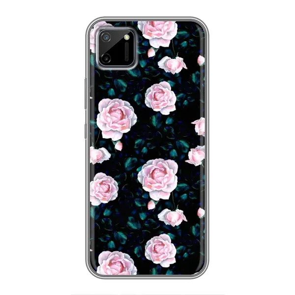 Чехол с рисунком «Чайные розы» для Realme C11