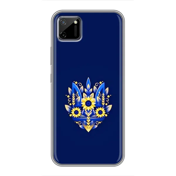 Чехол с рисунком «Цветущий Герб» для Realme C11